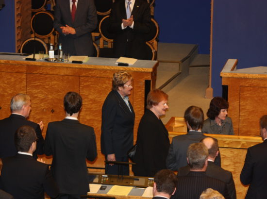 Soome Vabariigi presidendi Tarja Haloneni visiit Riigikokku, 2010